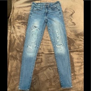 4/$20 American eagle super stretch jeggings size 2